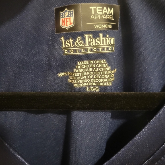 New England Patriots Navy Blue Jersey - Picture 2 of 4